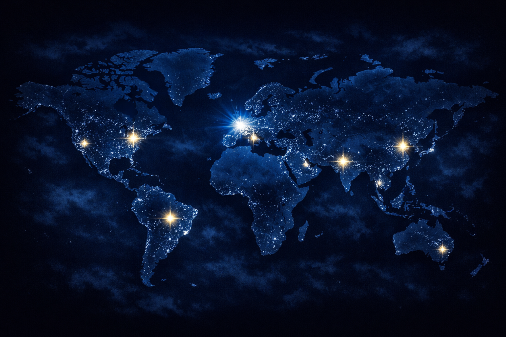 Stylized world map with Belgium highlighted as Green Circular headquarters